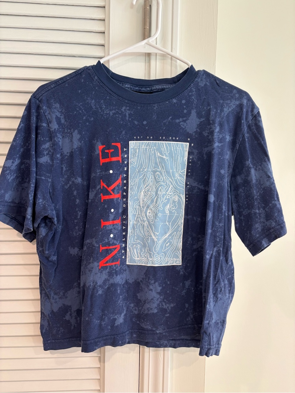 Nike Blue Graphic Crewneck Tee